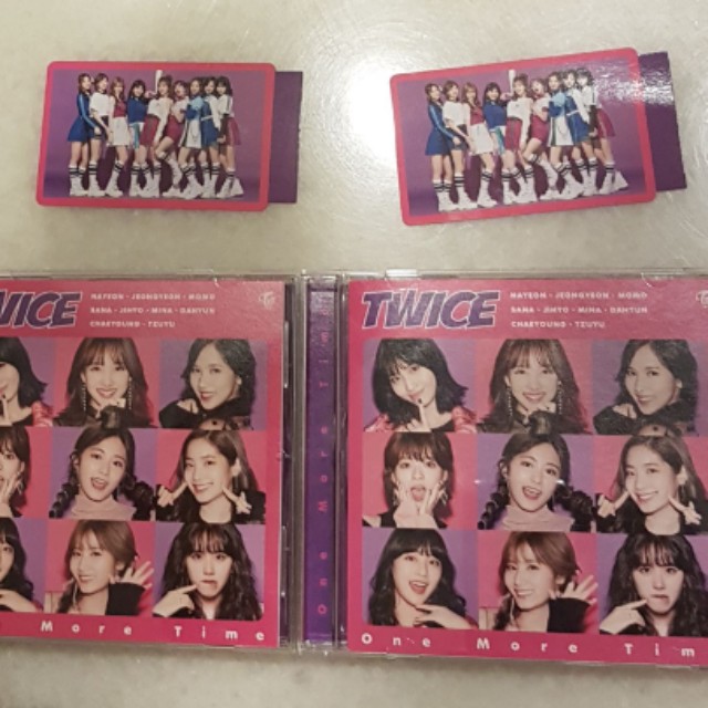 Last Instocks Twice One More Time Album Group Photocard Poster