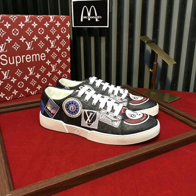 LV Supreme Men's Sneakers Shoes, Men's 