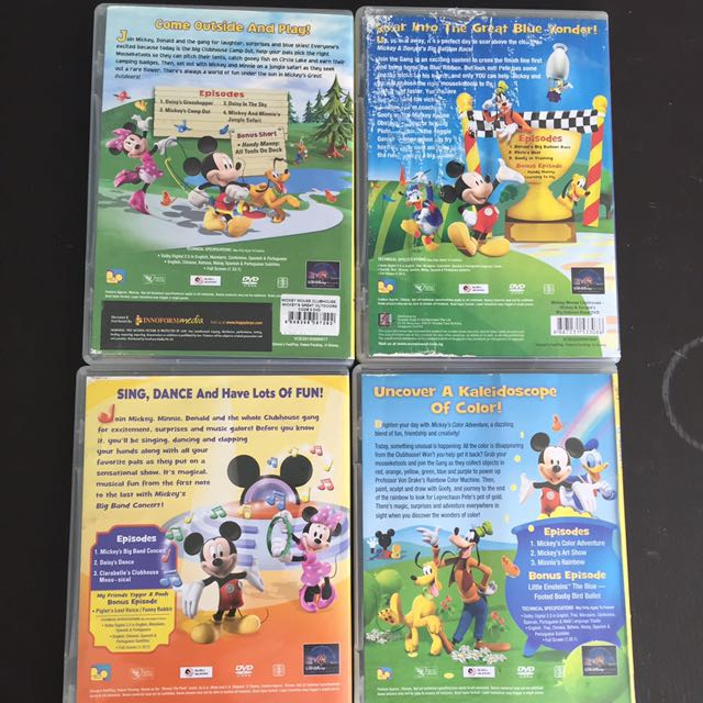 Mickey Mouse Clubhouse DVD Lot