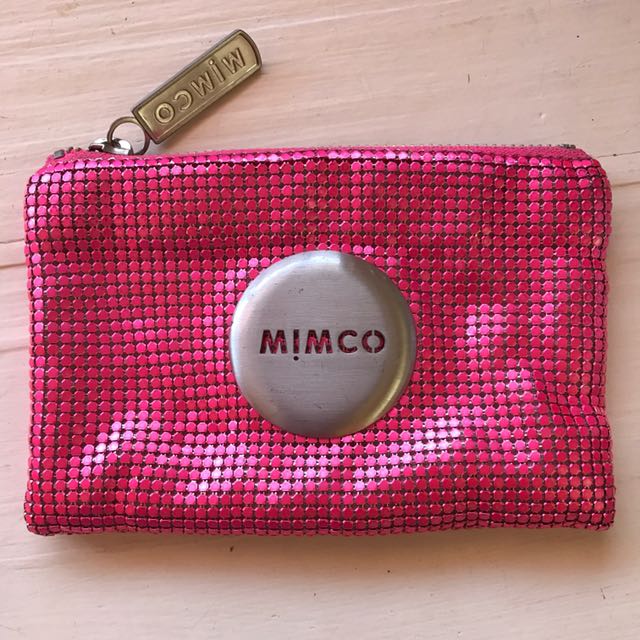 Pink new arrivals mimco pouch