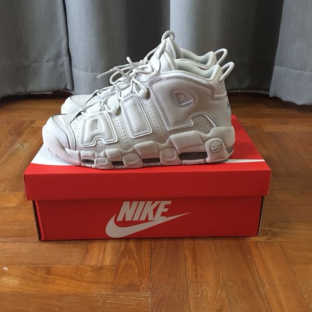 nike uptempo 96 light bone
