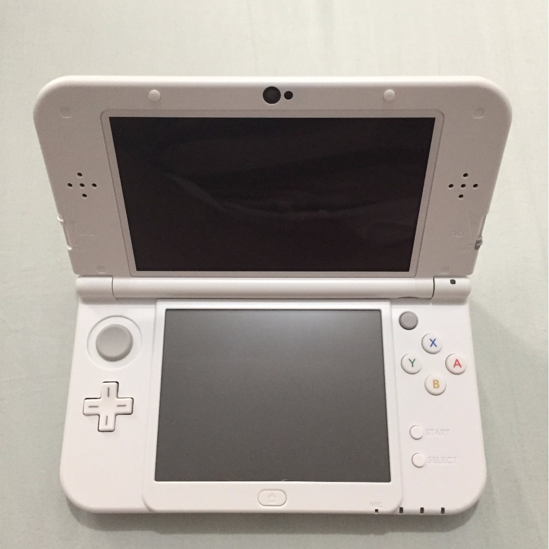 3ds xl pearl white