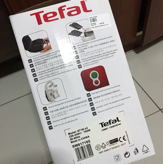 Tefal waffle and grill, TV & Home Appliances, Kitchen Appliances, BBQ