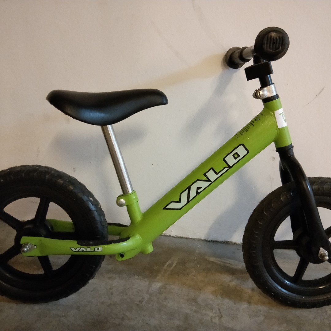 Used Valo Balance Bike Green, Bicycles 