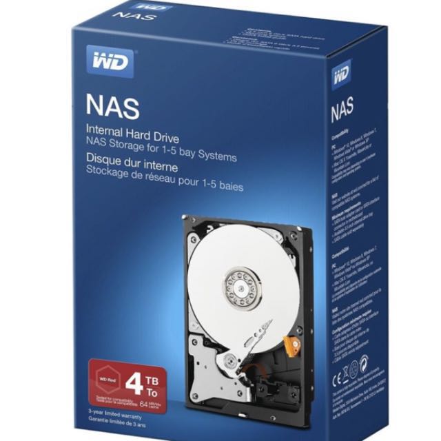 Wd Red 4tb Nas Hard Disk Drive 5400 Rpm Class Sata 6 Gb S 64 Mb Cache 3 5 Inch Wd40efrx Electronics Computer Parts Accessories On Carousell