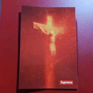 Supreme best sale jesus sticker