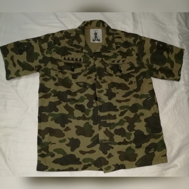 bathing ape button up shirt