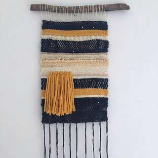 Mustard - Woven wall Hanging Weave Tapestry