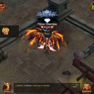 Mu Sea Origin S3- main class warrior , sub dm wiz