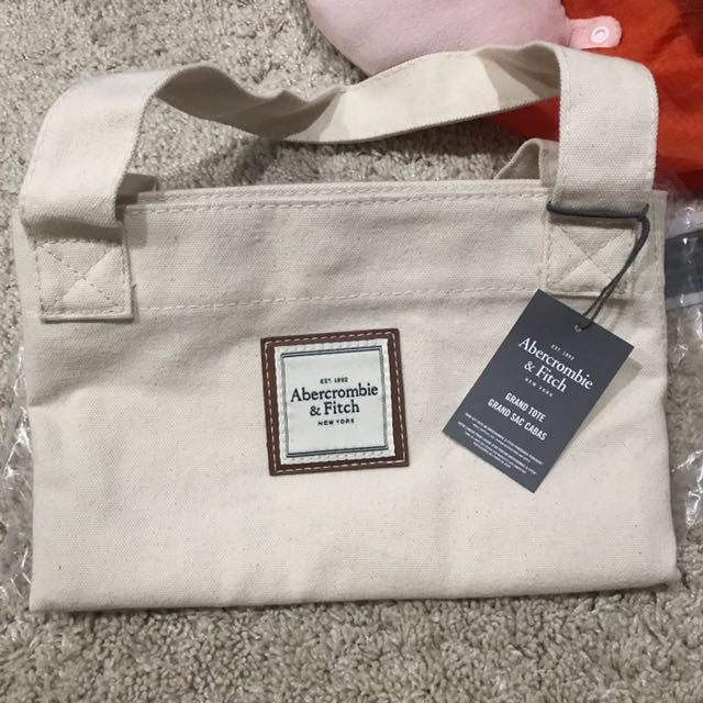 abercrombie & fitch vintage canvas tote
