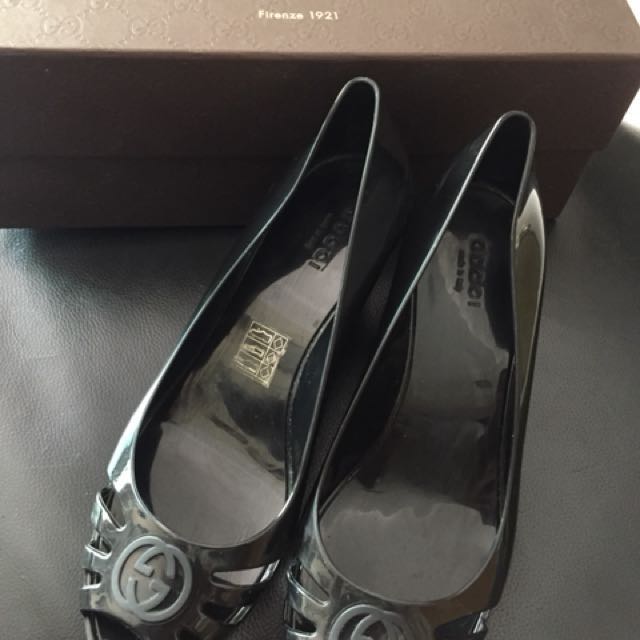 Gucci marola jelly wedge best sale