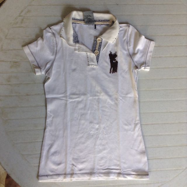 BAYO Cream Polo Shirt (Category: Shirts) located in Butuan. Submitted by krishaun (Listing ID 134943498, Image 1). Description: Authentic Bayo Polo Shirt Cream Color Beaded Bayo logo Washed But never used Stored for a Sometime Size: 1 (small) Measurement in inches when laid flat: Shoulder-shoulder: 13" Armpit-armpit: 16 1/2" Armhole: 8" Length: 24" Stretchable cotton Payment: BPI deposit PALAWAN Express Shipping via JRS Thanks for viewing! 😊.