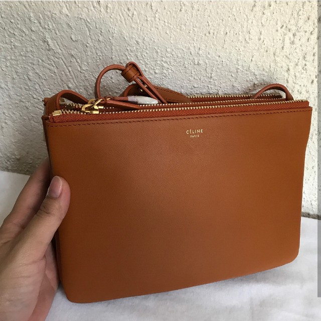 celine trio tan