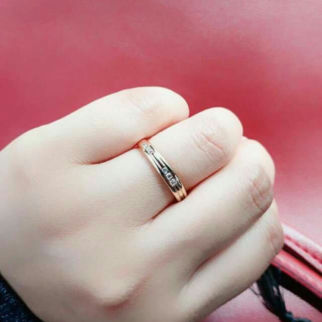 Cincin Emas Suasa Takhta Batu Zircon Women S Fashion Jewellery On Carousell
