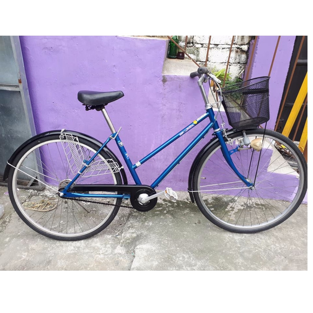 blue city bike