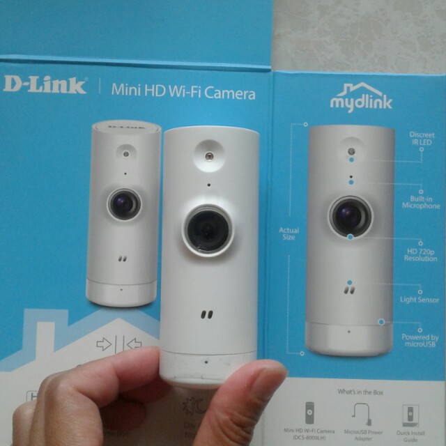 D Link Mini Hd Wi Fi Camera Dcs 8000lh Electronics Computer Parts Accessories On Carousell