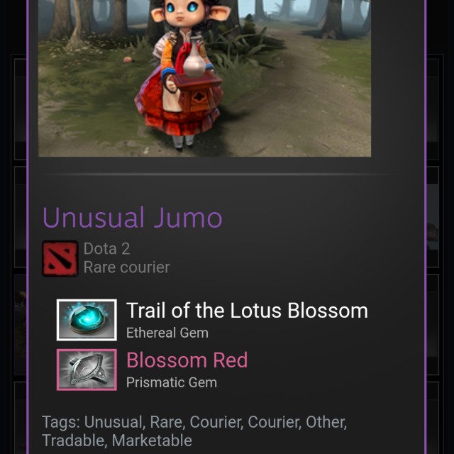Dota 2 Courier Unusal Jumo Toys Games Video Gaming Gaming Accessories On Carousell