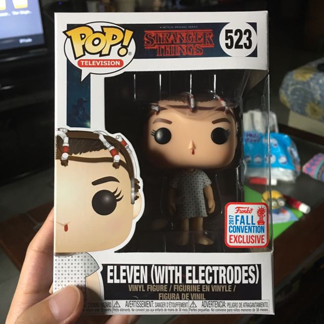 funko pop eleven with electrodes