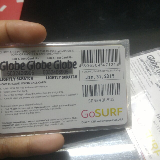 Globe Prepaid Buy 5 Get 1 Free Tickets Vouchers Store Credits On Carousell