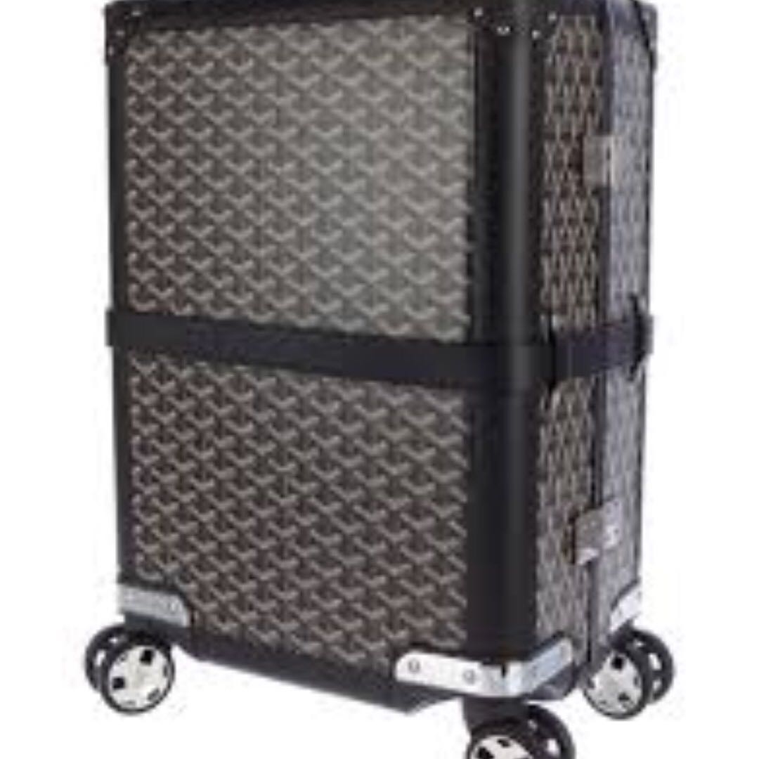 goyard travel bag trolley