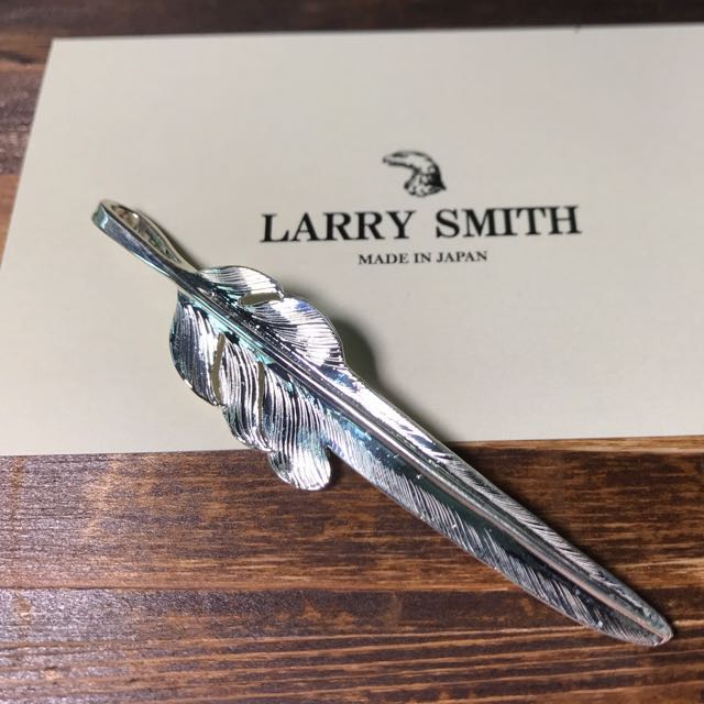 予約販売 LARRY SMITH 右左 寒々しく TOP FEATHER KAZEKIRI 18K ネックレス