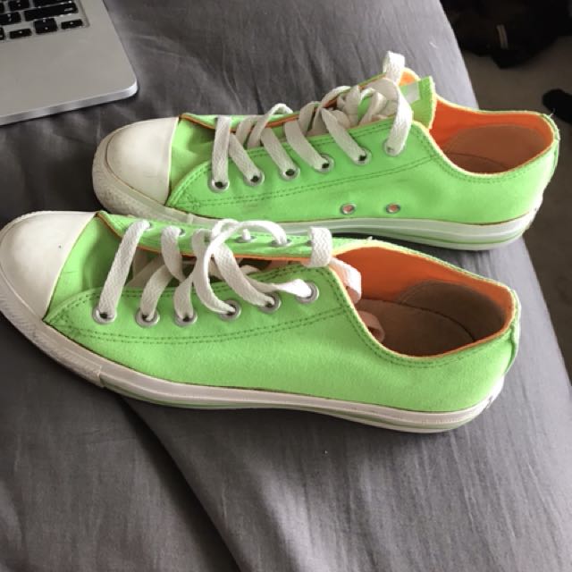 Green converse 6.5 best sale