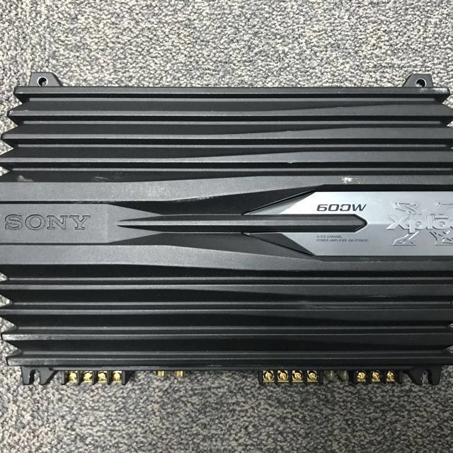 Sony Xplod Amplifier XMGTX6041, Car Accessories on Carousell