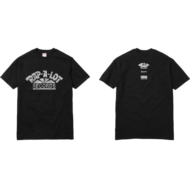 Supreme rap a lot records tee