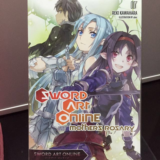 Sword Art Online Light Novel Book 7 Books Stationery Fiction