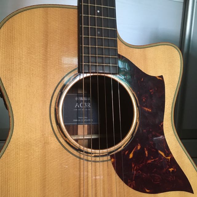 Yamaha Ac3R Acoustic Guitar - Yamaha Ac3r Full Solid Acoustic Guitar Music Media Music Instruments On Carousell