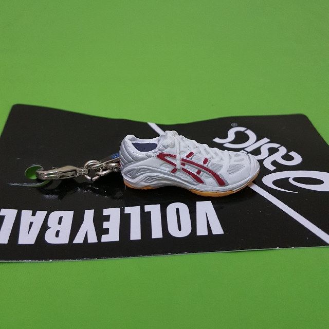asics volleyball shoe keychain