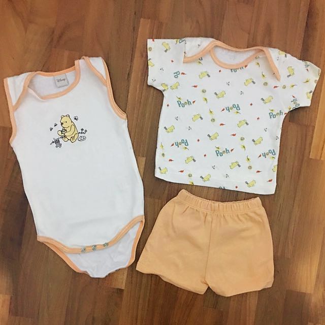 Bn Classic Winnie The Pooh Newborn Baby Romper Baby Shirt Baby Pants Babies Kids Babies Apparel On Carousell