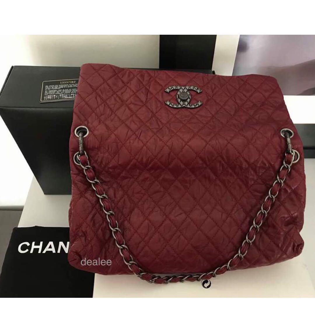 Chanel coco rider fold over bag / clutch, Luxury, Bags & Wallets on  Carousell