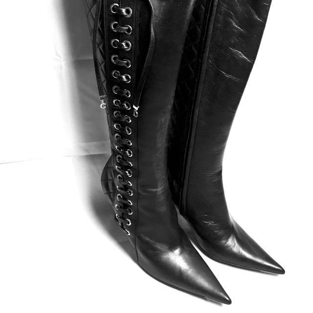dior high boots
