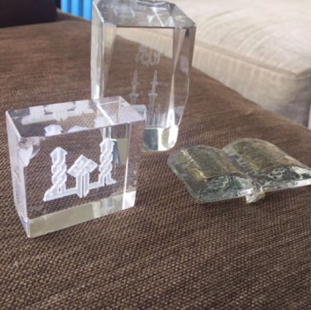 Free Islamic Glass Crystal Decoration Pieces Furniture Home