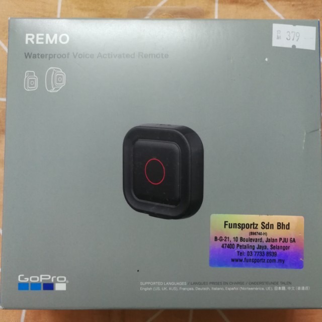 GoPro Waterproof Voice Activated Remote, Photography, Video Cameras on