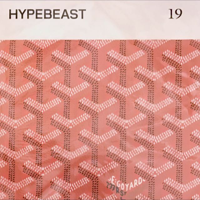 hypebeast goyard magazine