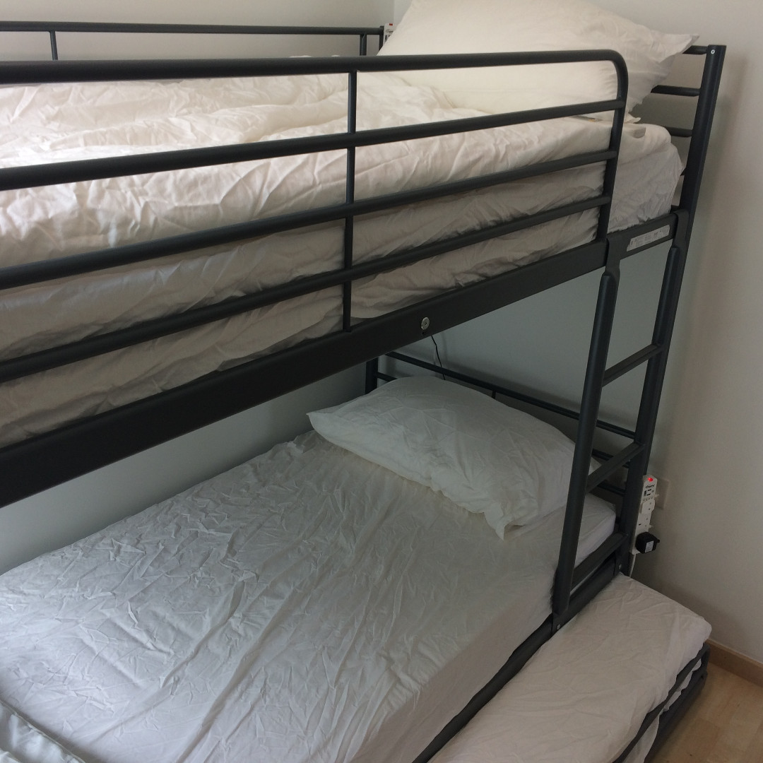 bunk bed with underbed
