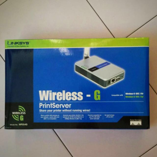 Linksys Wireless-G PrintServer (Model 
