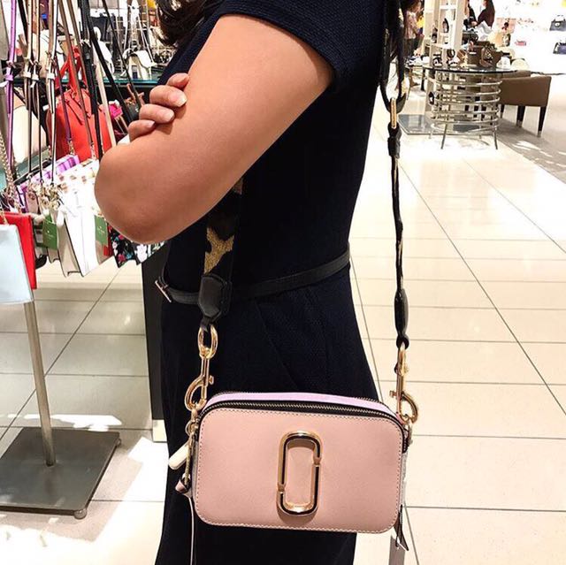 Shop Marc Jacobs Pink Snapshot Bags For Women