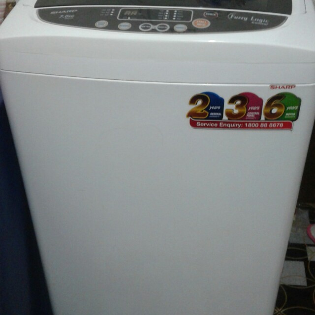 Mesin Basuh Sharp Auto 7kg Kitchen Appliances On Carousell