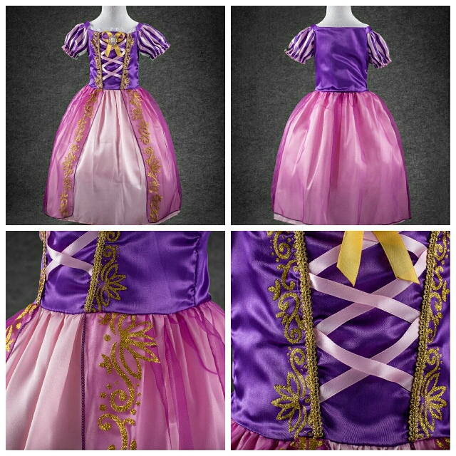 New Baby Girls Cinderella Dresses Children Snow White Princess