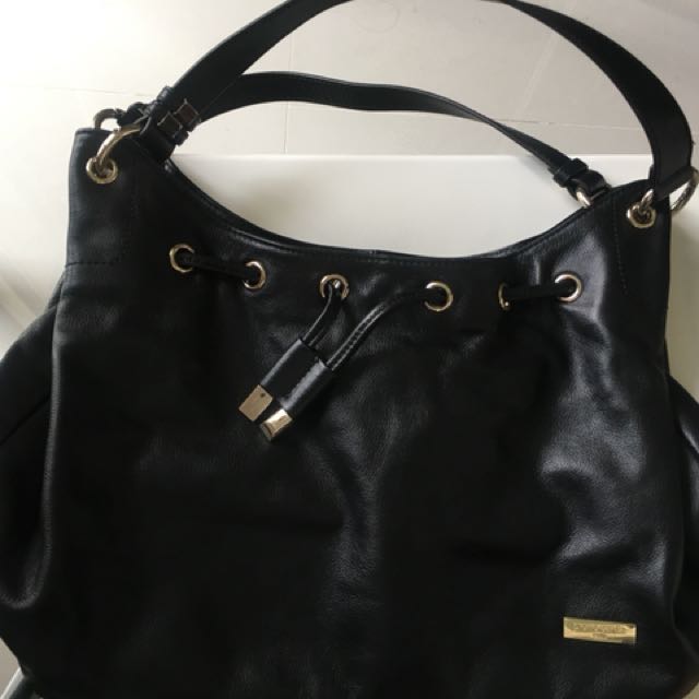 pierre cardin black handbag