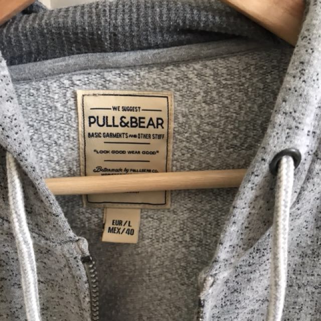 Pull and sales bear zip hoodie