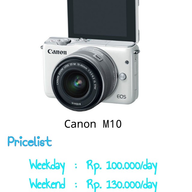 rental camera canon m10