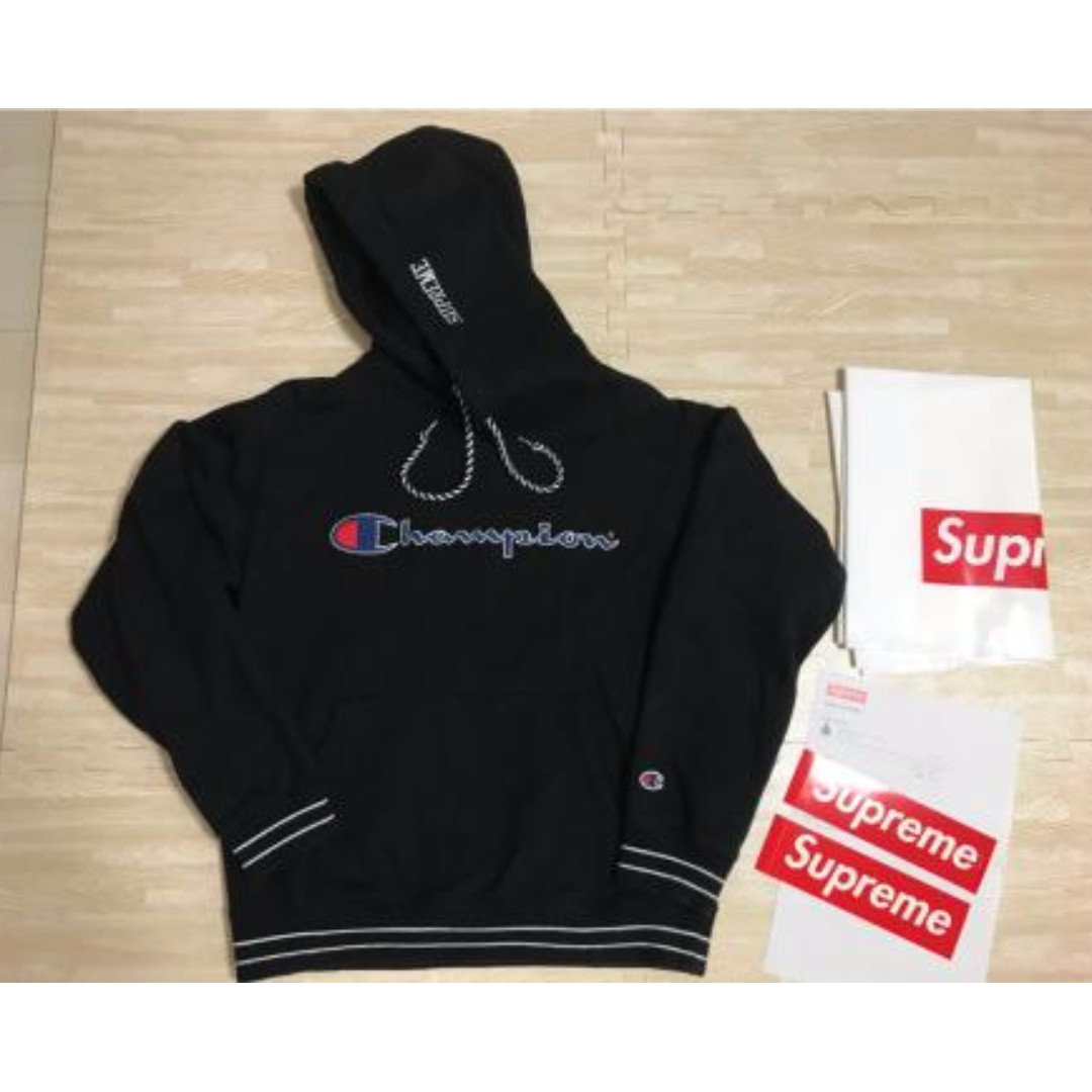 Supreme x Champion 15SS pullover hoodie