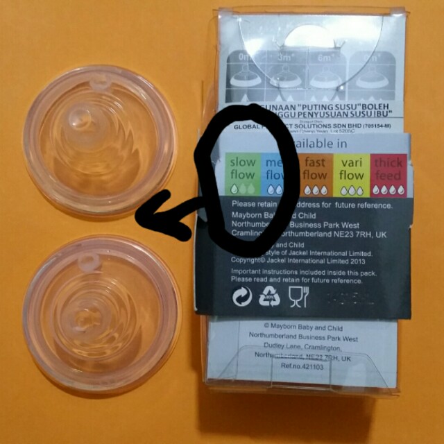 Tommee tippee teats puting botol susu