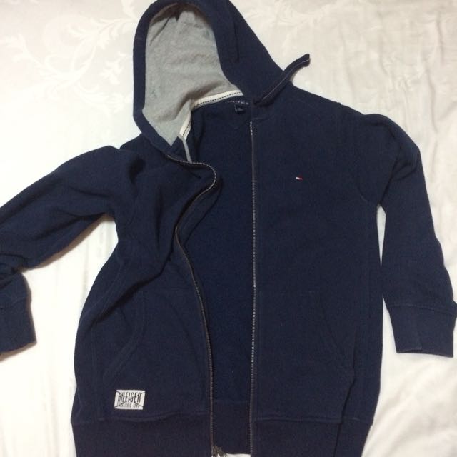 navy blue zip up hoodie mens