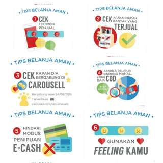 TIPS BERBELANJA DI CAROUSELL