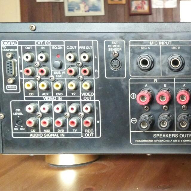 BIK KARAOKE AV AMPLIFIER MODEL BA66/S MADE IN JAPAN, TV & Home
